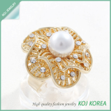 Big Flower Point Ring - costume jewelry